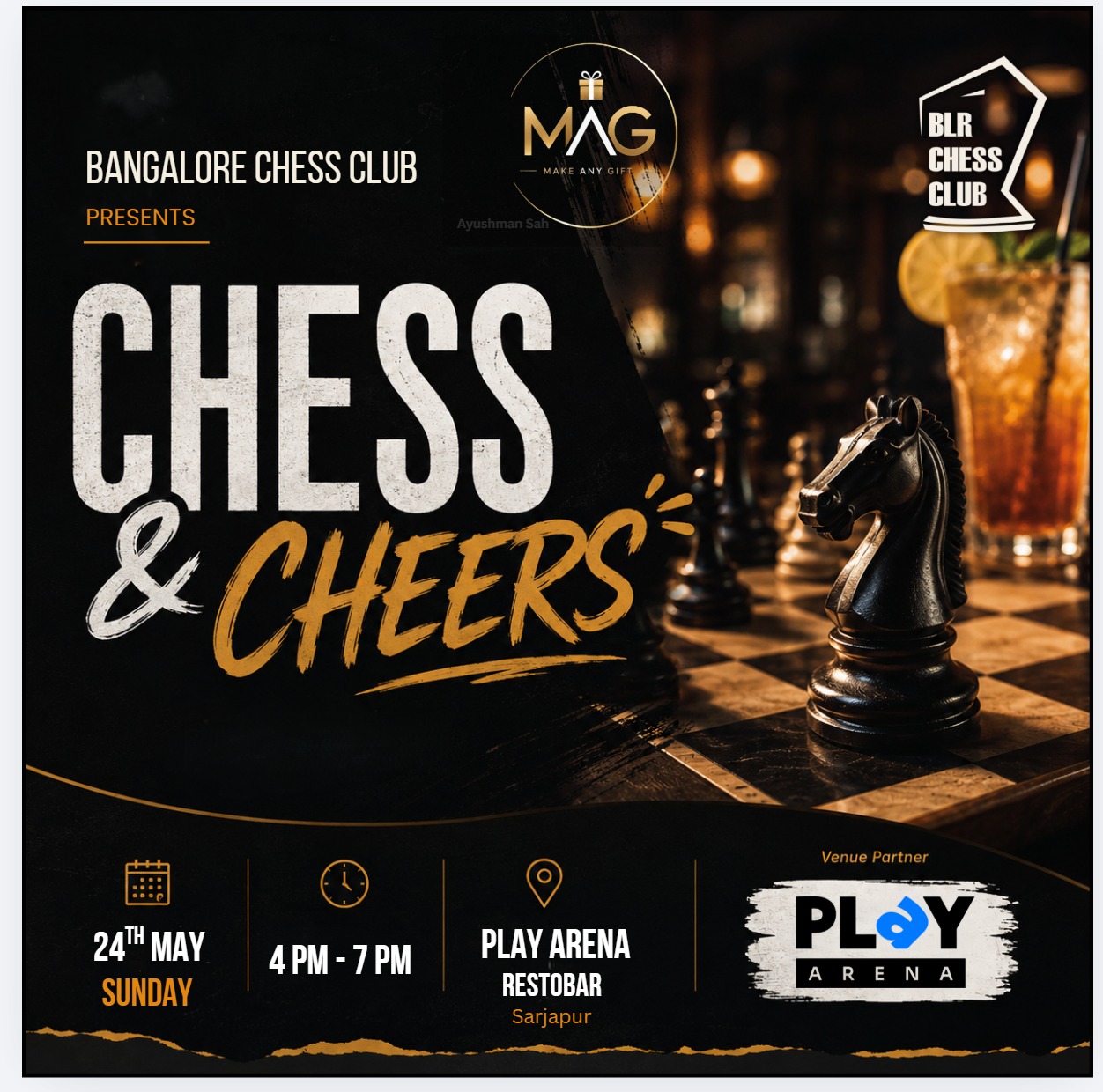 Poster for Chess and Cheers