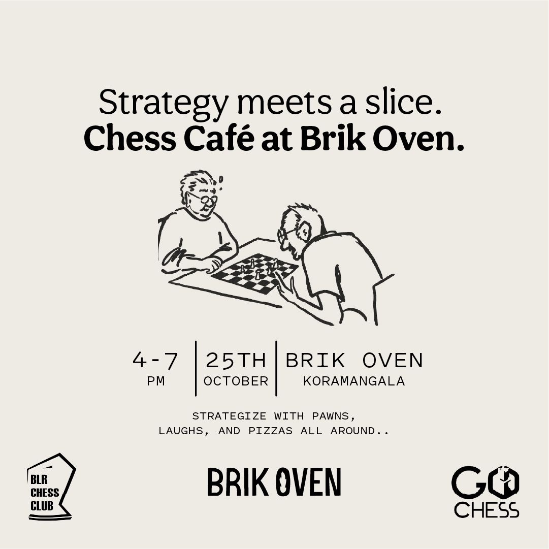 Poster for Chess Cafe: A Chess Meetup with a Twist