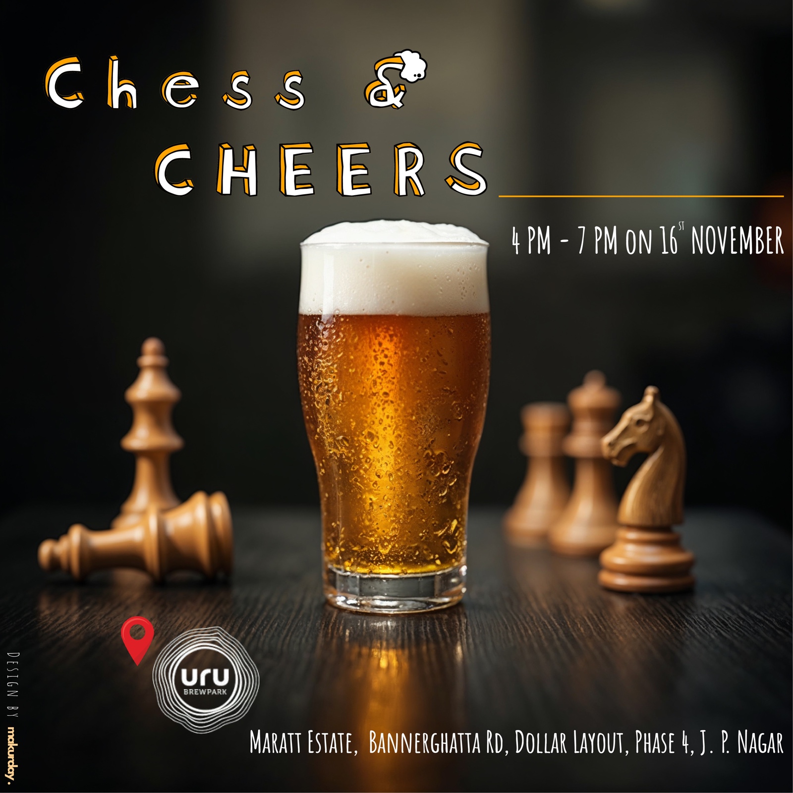 Poster for Chess and Cheers