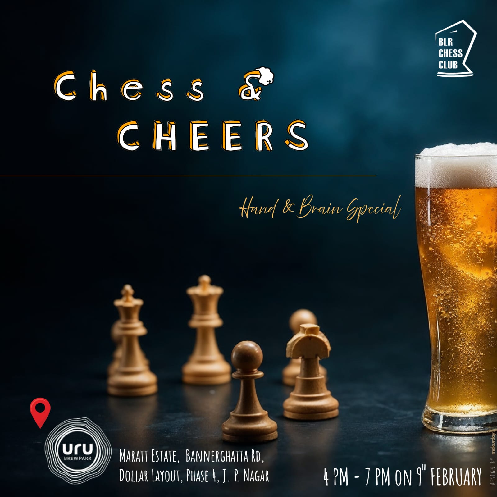 Poster for Chess and Cheers: Hand & Brain