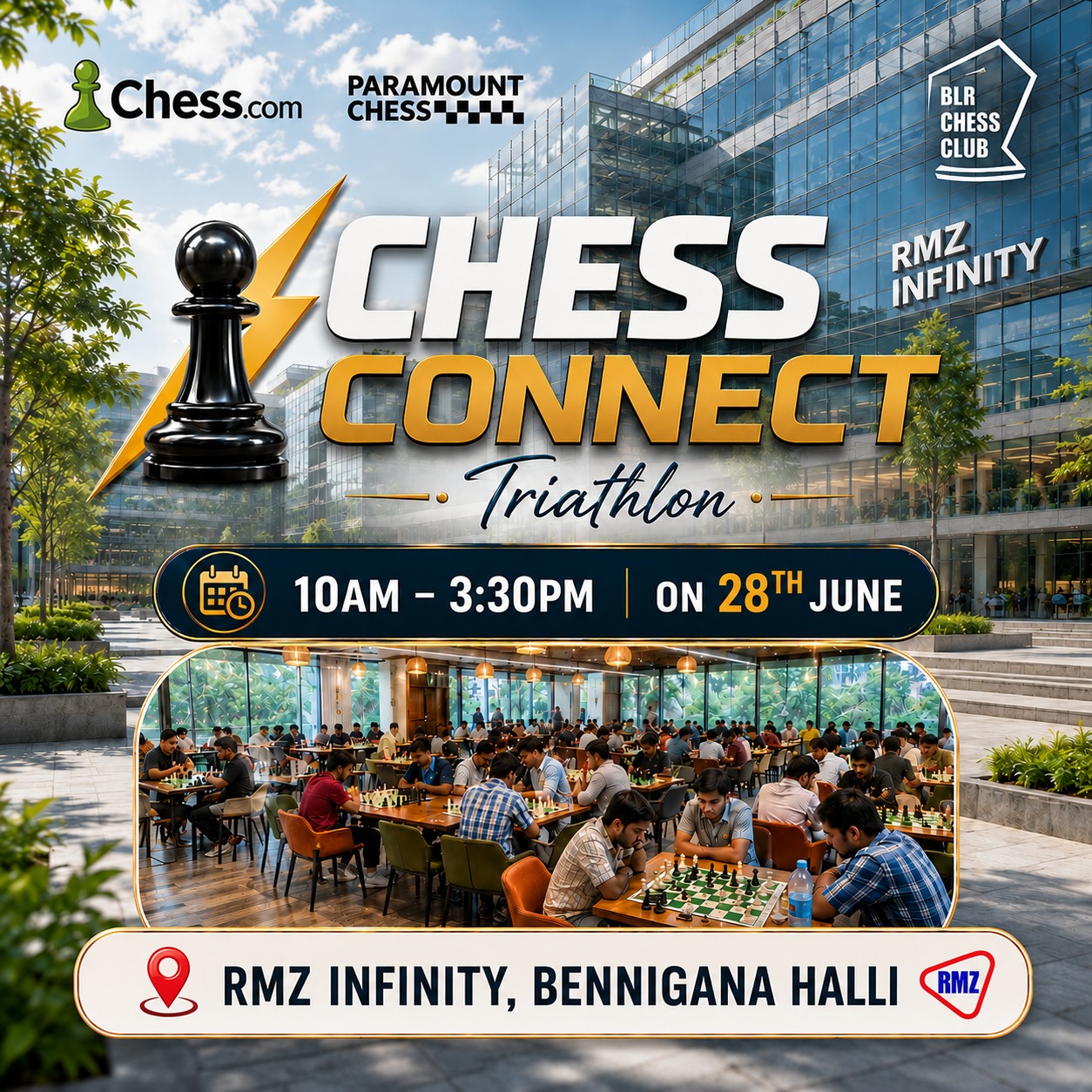 Poster for Chess Connect - Triathlon